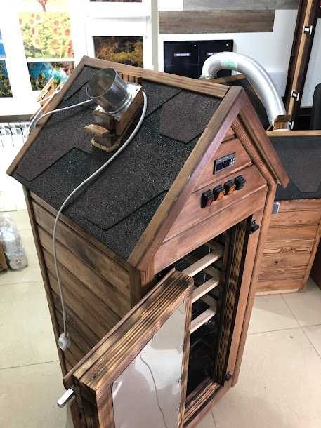 Коптильня на 25 кг горячего, холодного копчения. Сушка и вяление.