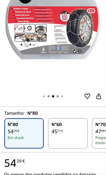 Correntes neve novas