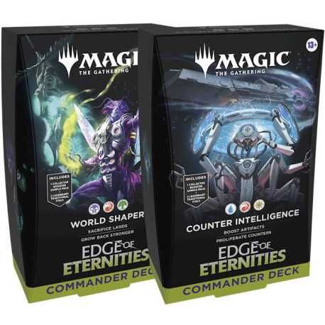Magic the Gathering Edge of Eternities World Shaper i Counter Intel