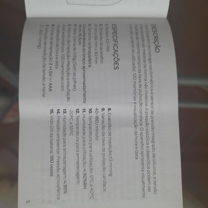 Aparelho para medir a tensão arterial