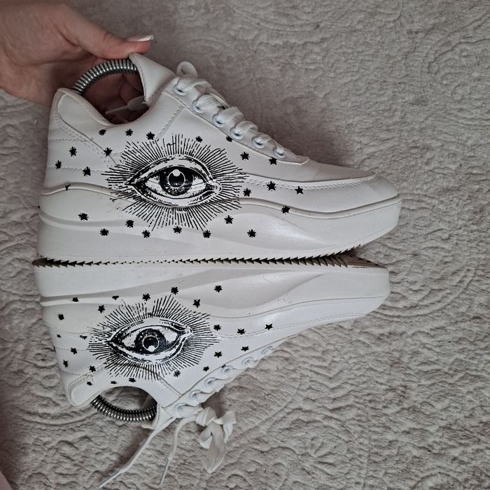 Białe tenisówki damskie Hotsoles London 38