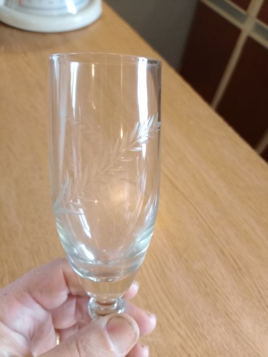 6 flutes de champanhe vintage