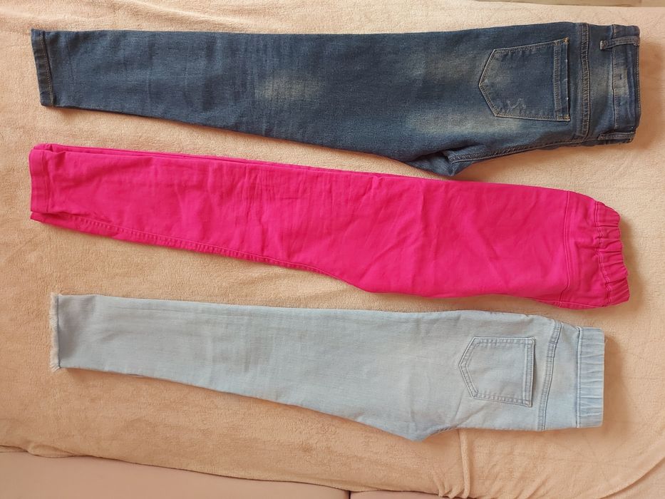 3 pary spodni jeggins 158