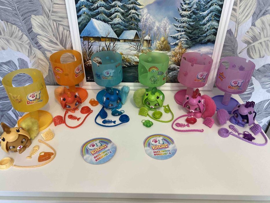 Колекція веселкові кошенята QT kitties расті, міна, лілі, зап, мермі, рокі