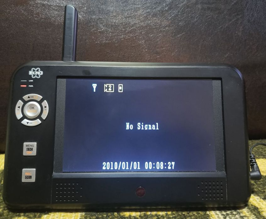 2,4 GHz, Elro  7'' Монітор  бездротовий
