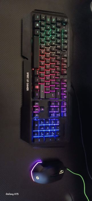 Teclado e rato gaming