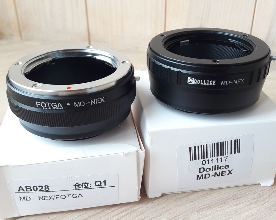 Переходник с объективов Minolta MD(MC) на Sony E(Nex) m4/3