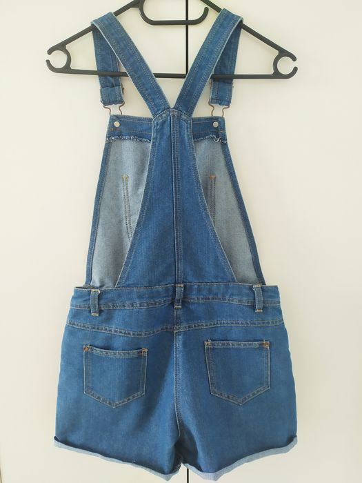 Krótkie spodenki ogrodniczki spodenki jeansowe tanio okazja rozmiar 36