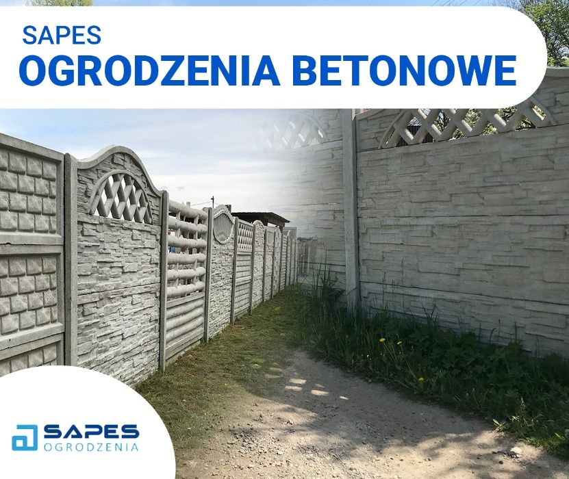 Promocja jesienno-zimowa !!!Ogrodzenia betonowe