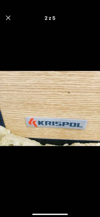 Brama garażowa panele Krispol dąb naturalny