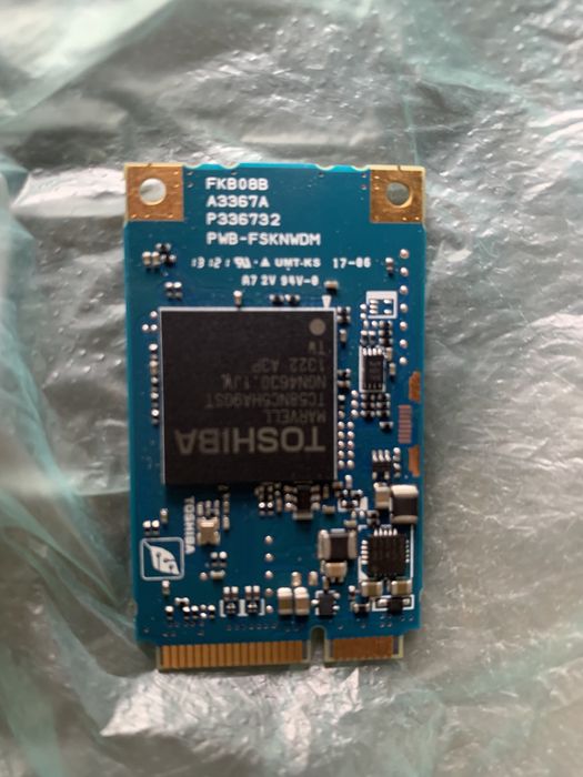 Продам накопитель TOSHIBA THNSNH128GBST с прошивкой HTGAN102