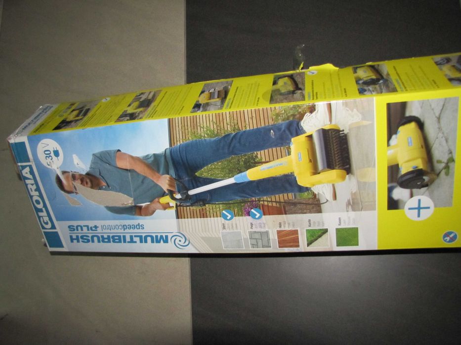 Szczotka elektryczna do czyszczenia kostki brukowej Gloria Multibrush