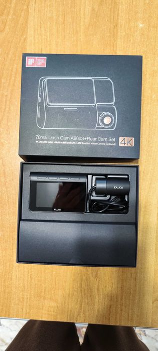 Wideorejestrator 70MAI A810S Set 4K + Kamera tylna RC24 Sony starvis 2, Gwarancja 2027