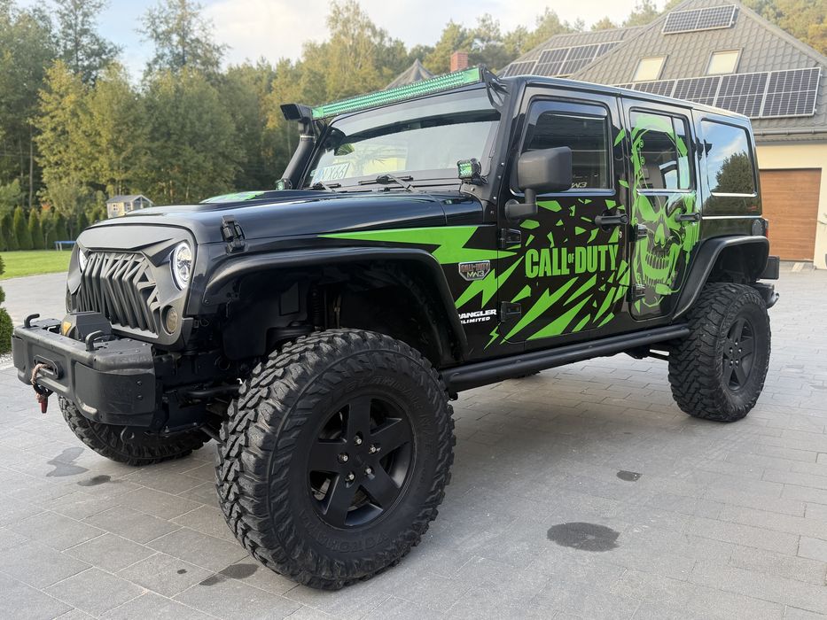 JEEP Wrangler JK Rubicon  2013r 3.6 LPG Call of Duty  automat kola 37” lift 4” ledy wyciagarka