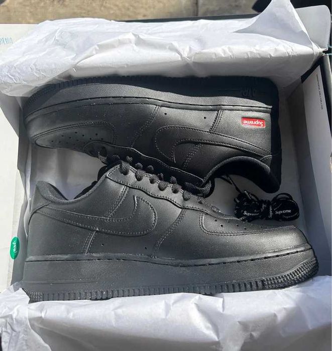 Nike Air Force 1 Low Supreme Black R.41