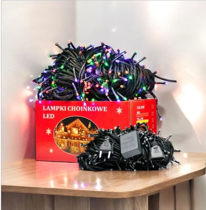 Nowy zestaw lampki świąteczne światełka choinkowe