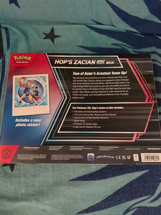 Pokemon Tcg Hop's Zacian Ex Box