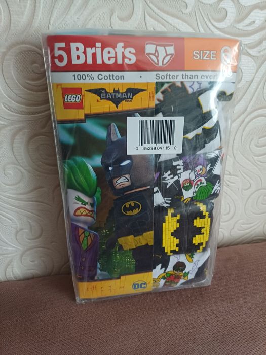 Труси на хлопчика 5, 6, 7 років нові Lego  Batman