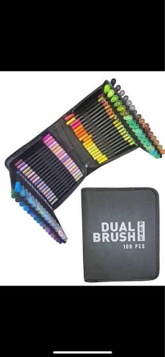 Набір акварельних двосторонніх маркерів