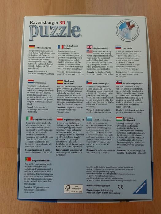 Puzzle Ravensburger Big Ben