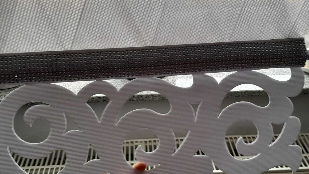 Panel ażurowy bialy zodobiony cyrkoniami