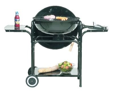 Grill  o średnicy 52 cm z półkami NOWY