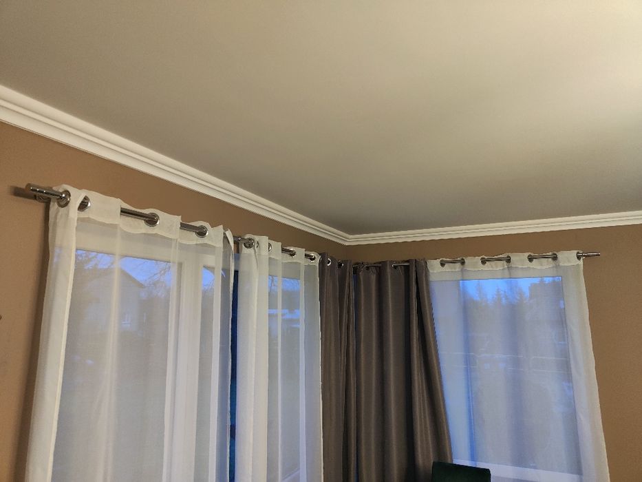 Karnisz narożny metal , 25mm śred.