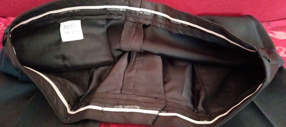 Spodnie garniturowe XXL