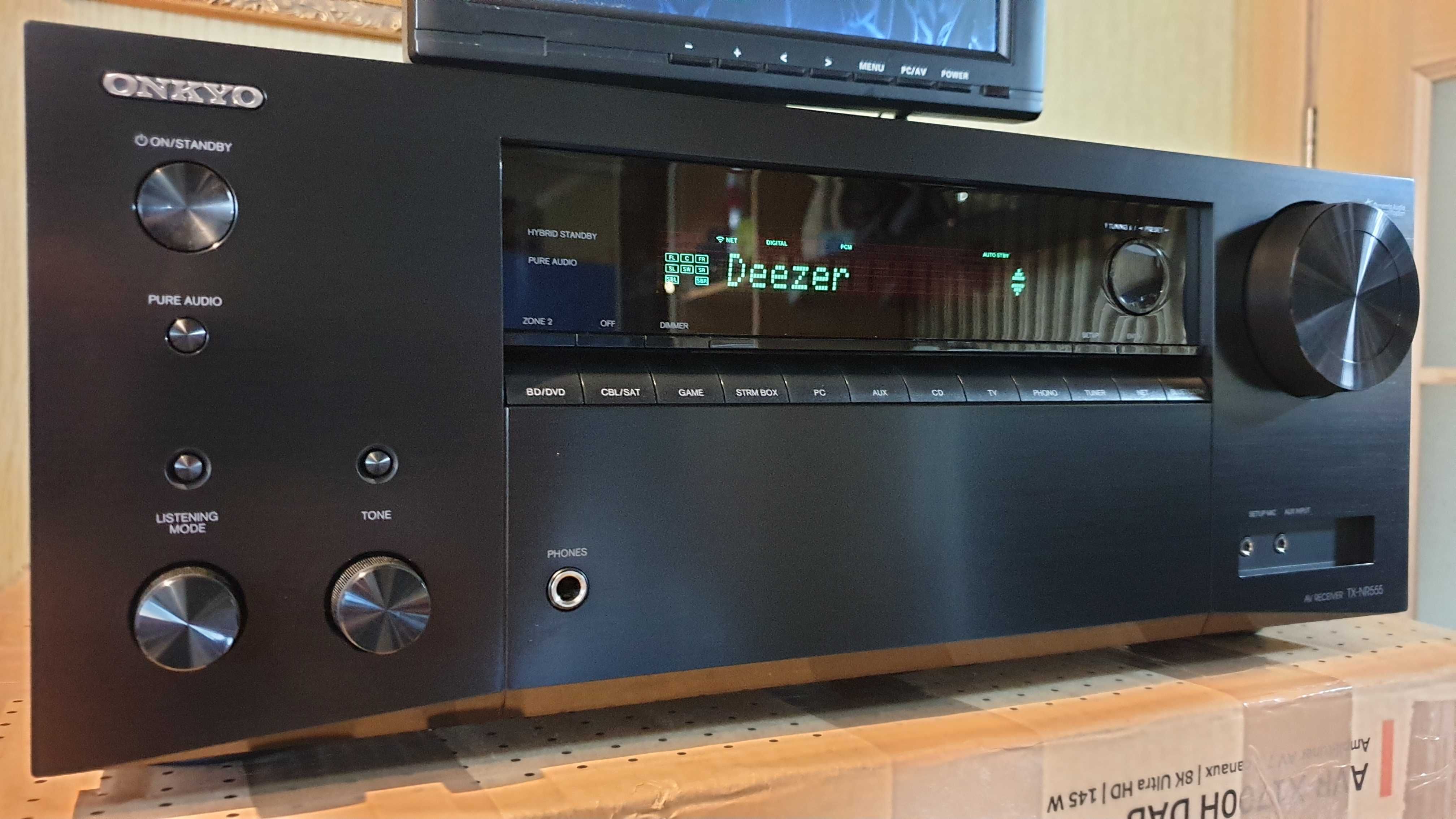 Ресивер Onkyo TX-NR555 Atmos Xbox, 4k HDR, 3D, WiFi, BT, USB, 130W: 15 ...
