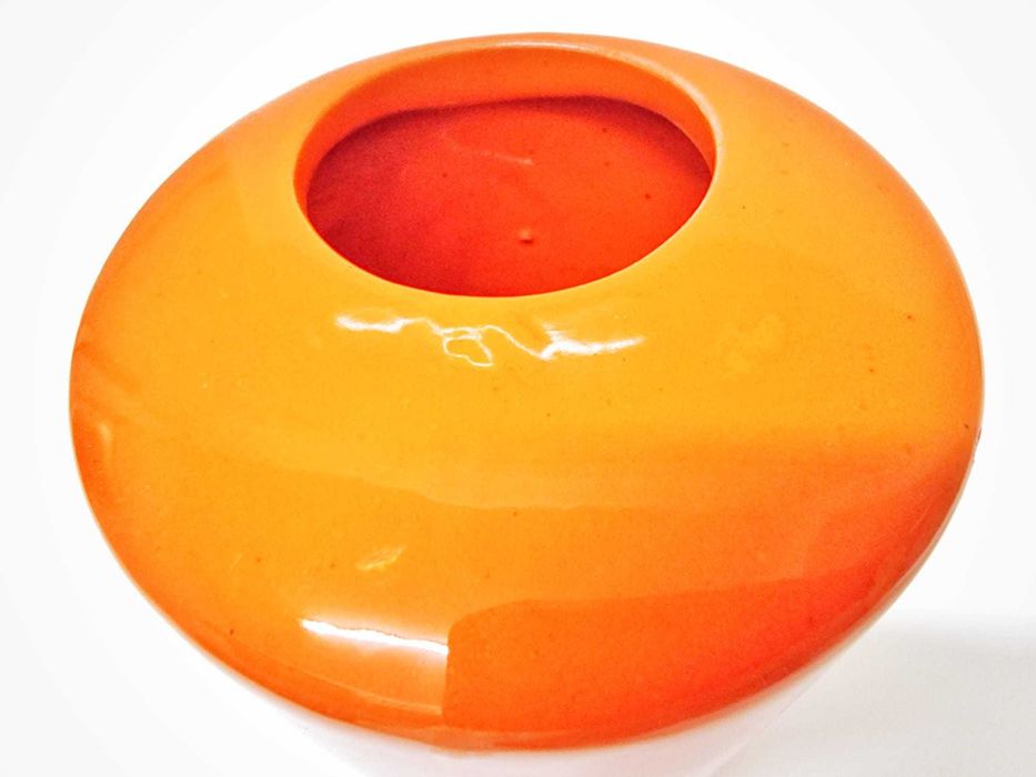 Vaso de cerâmica Sicart Pino Spagnolo Space Age Italia anos 70