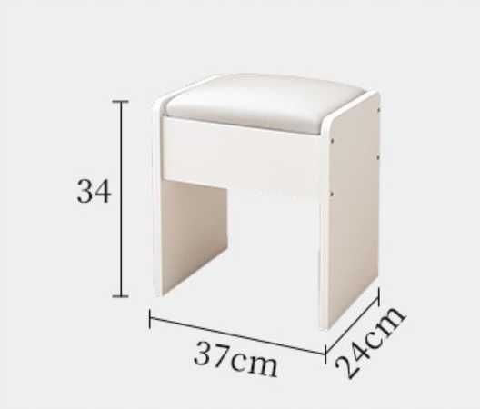 SZARA  Toaletka Kosmetyczna Z Lustrem + PUFA CA-27