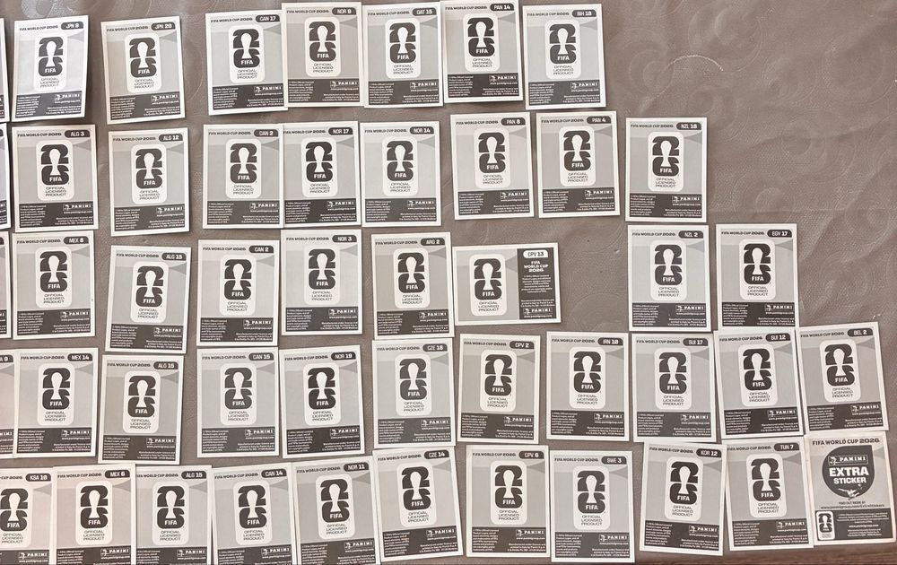 Cromos Mundial 2026 Repetidos (Aceito Trocas)