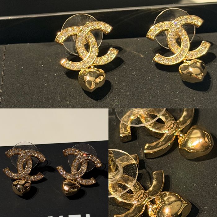 Kolczyki Chanel top jakość od ręki
