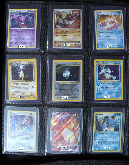 Cartas/Singles Pokémon TCG Inglês/English
