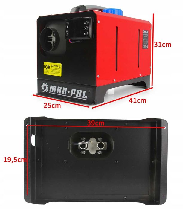 Дизельний обігрівач Mar-Pol 12 кВт webasto дизель 12v +230 v