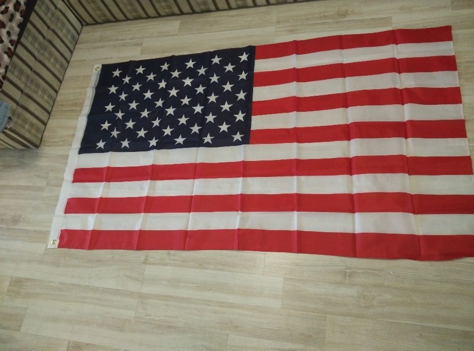 Американский флаг (Новый в упаковке) Флаг США размеры 150см/90см