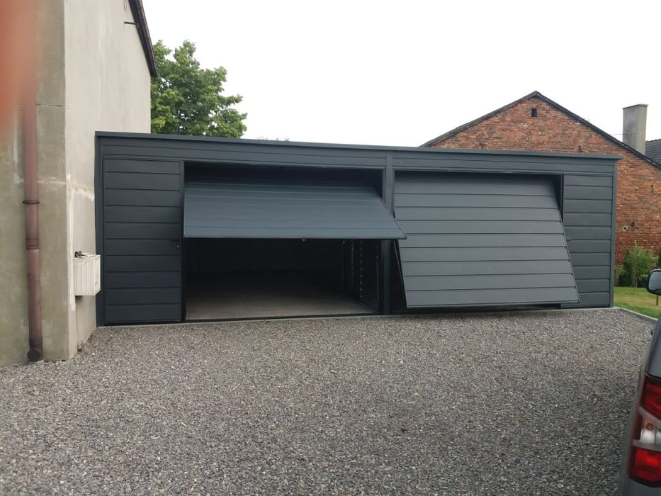 Garaż blaszany 6x6 (dowolne wymiary pomiar montaż Konstrukcja profil