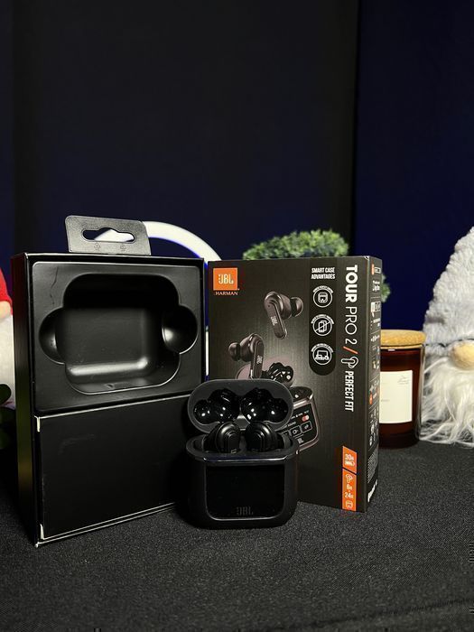 Бездротові навушники JBL Tour Pro 2 (Lux) ANC+ENC  (2025 gen) (є ОПТ)