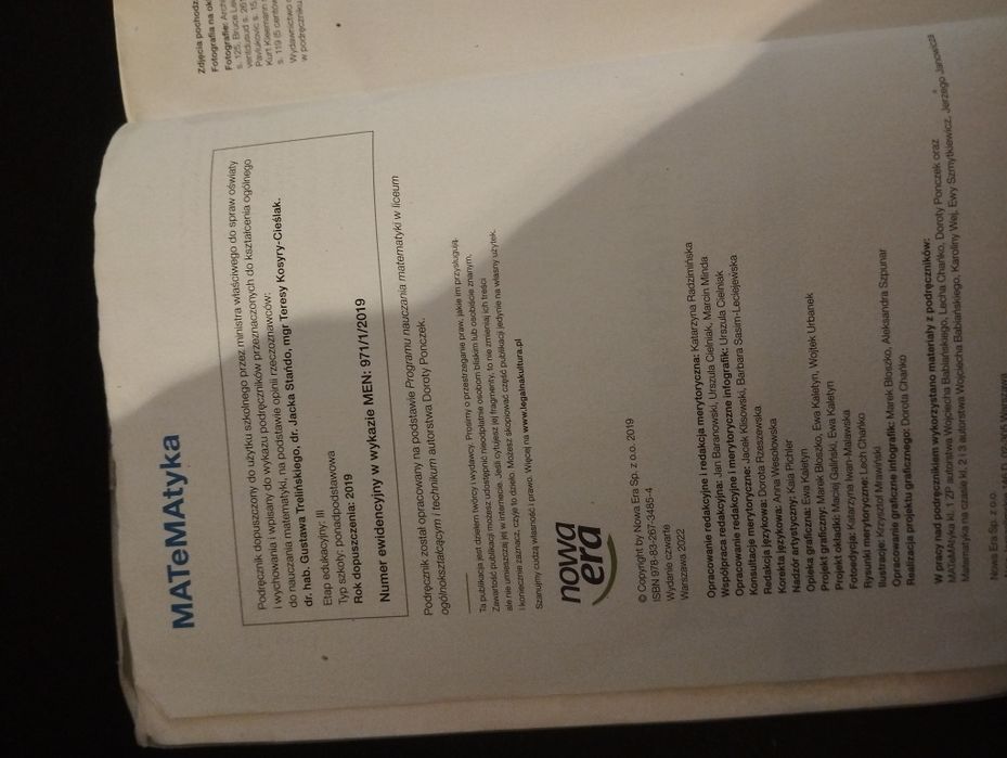 Matematyka 1 podręcznik+ ćwiczenia