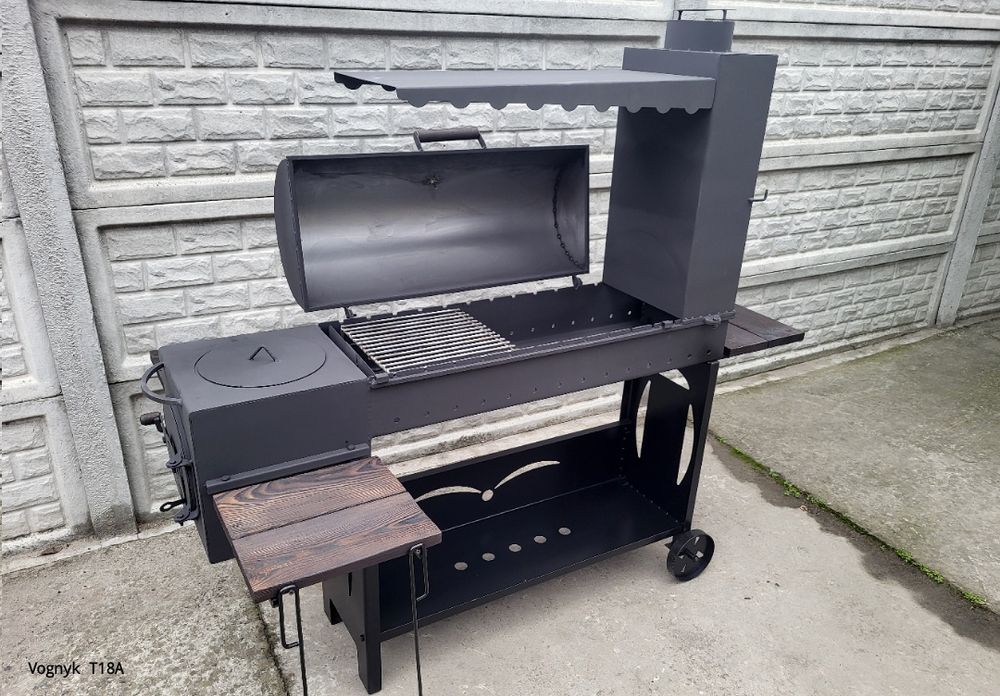 •4мм•4в1•Посилений Мангал•Коптильня Смокер с Печкой под Казан