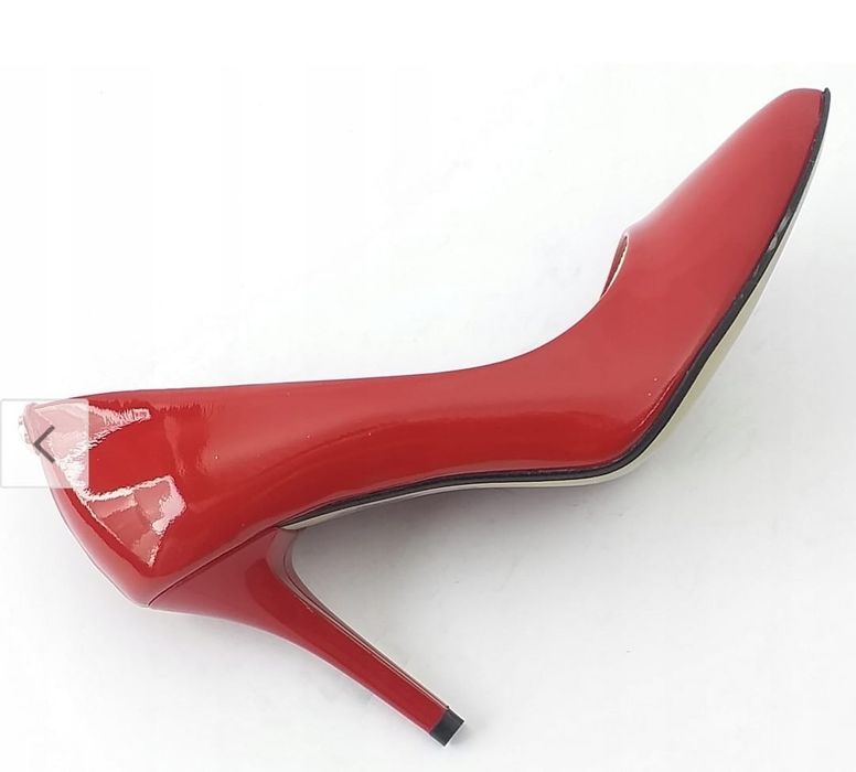 Czerwone szpilki czułenka LEWSKI