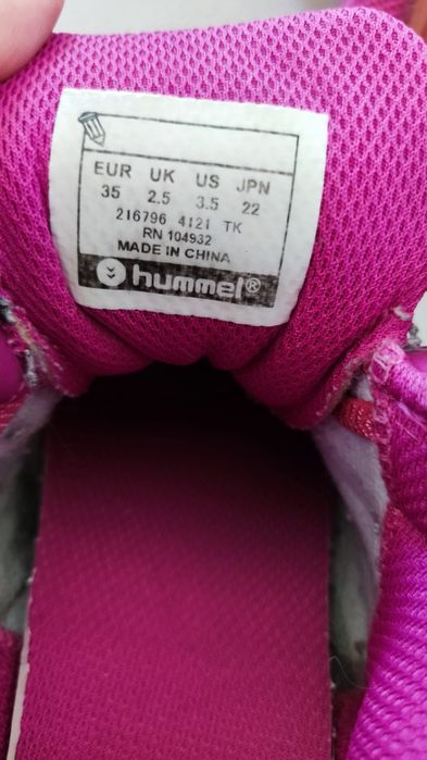 Adidasy trampki  Hummel halówki dla dziewczynki r.35