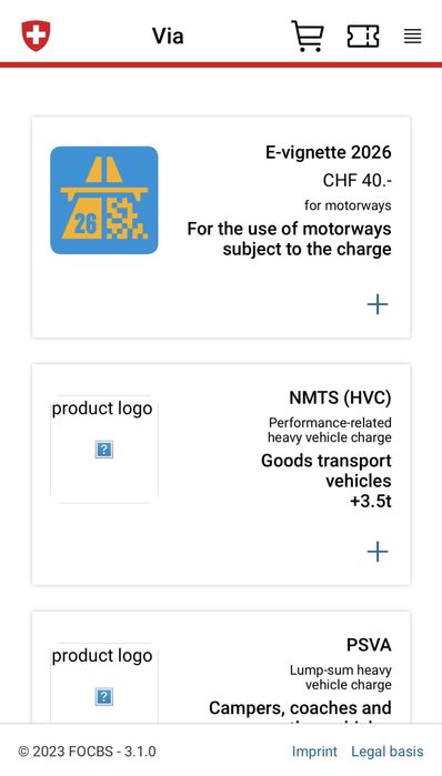 Wineta. Autostrady Szwajcarii