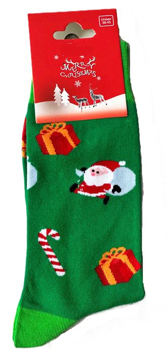 4x Skarpety świąteczne skarpetki mikołaj śmieszne renifer bałwan 38-45