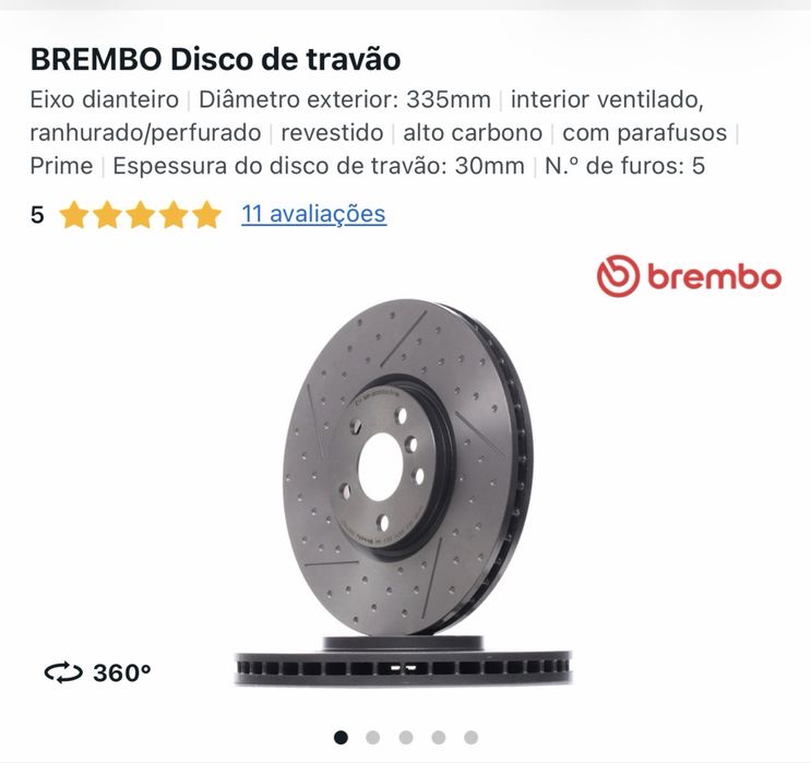 Discos  Brembo 2 unidades