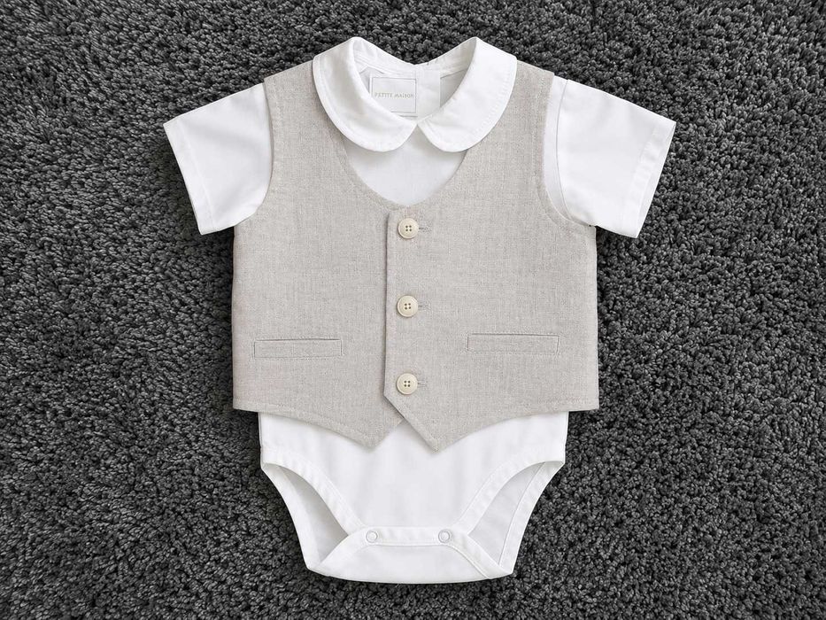 Ubranko na chrzest Petite Maison r.80