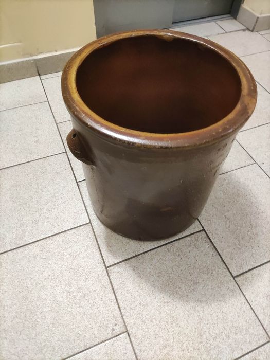 BUNZLAU Hoffmann Co Garnek Kamionkowy 80 l - Przedwojenny