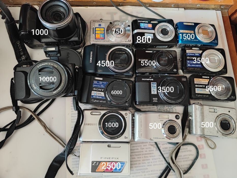 Фотоаппарат цифровой, sony, fugifilm, olympus, Canon, nikon
