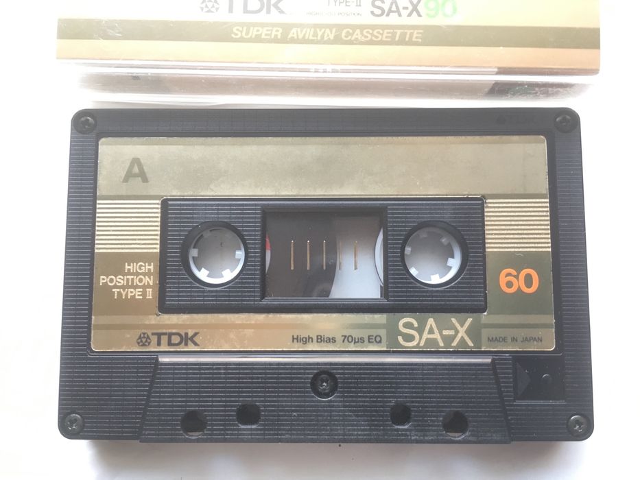 TDK SA-X60 gold  1986 японська топова хромова в ідеалі чиста під запис