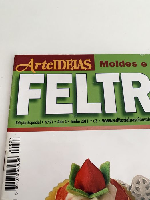 Conjunto 2 Revistas Arte Ideias - Feltros